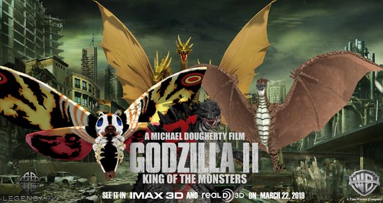 Список фильмов 2019 - "Годзилла 2: Король монстров"