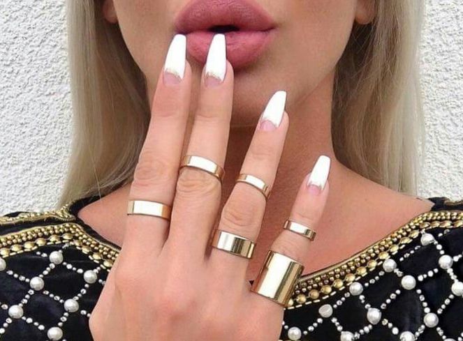 Маникюр на длинные ногти 2021 - модный дизайн длинных ногтей, новинки с фото