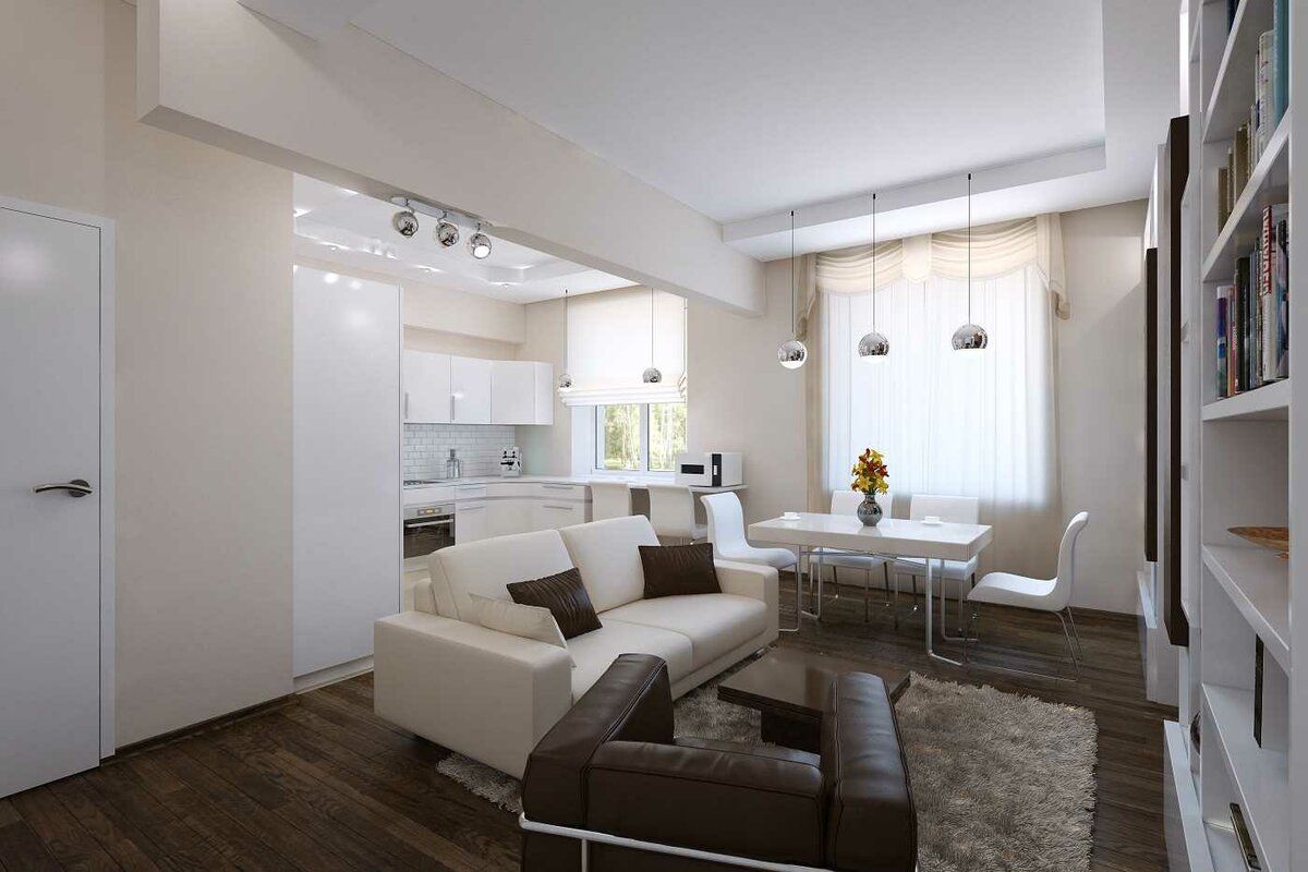 Интерьер гостиной 2023 с фото, стили современной в квартире, доме, дизайн 18-20 кв, кухня-гостиная