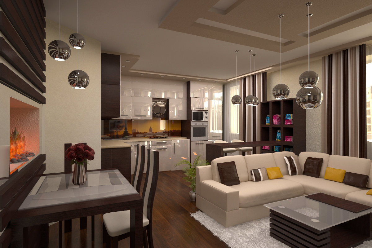 Интерьер гостиной 2024 с фото, стили современной в квартире, доме, дизайн 18-20 кв, кухня-гостиная