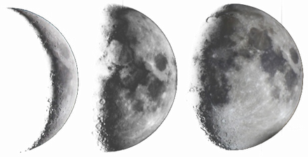 Лунные фазы декабря 2020 с фазами Растущей Луны