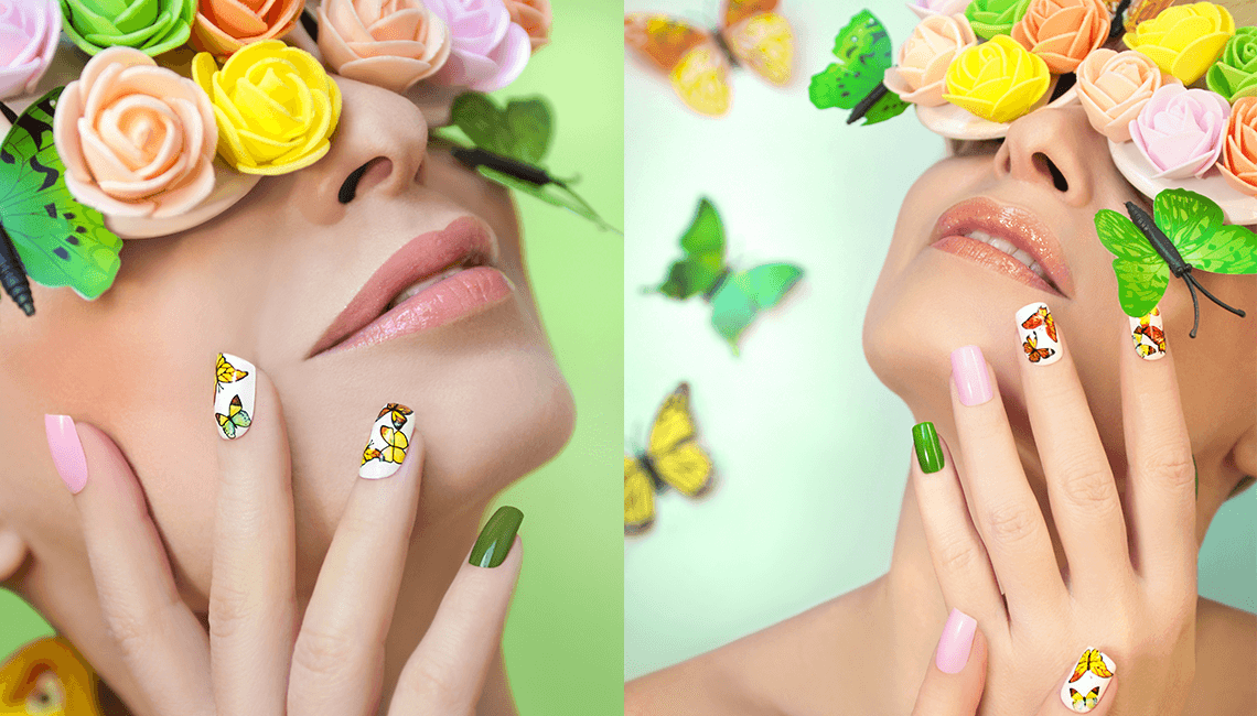 Красивые нежные ногти, цветные с красивым маникюром, самые модные 2024