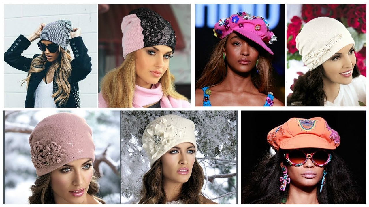 Модные женские модели шапок 2018 года