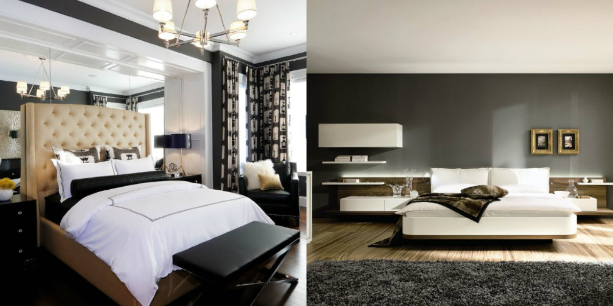 Современный интерьер спальни, стильный и модный дизайн комнат-спален 9, 10, 12, 14, 15, 16, 18, 20 и более кв. метров, фото-картинки